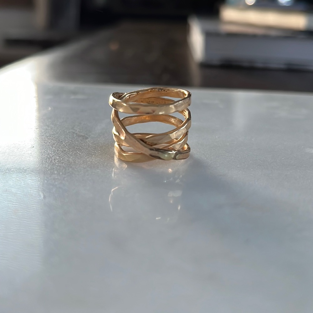 Saturn Gold Fill Ring